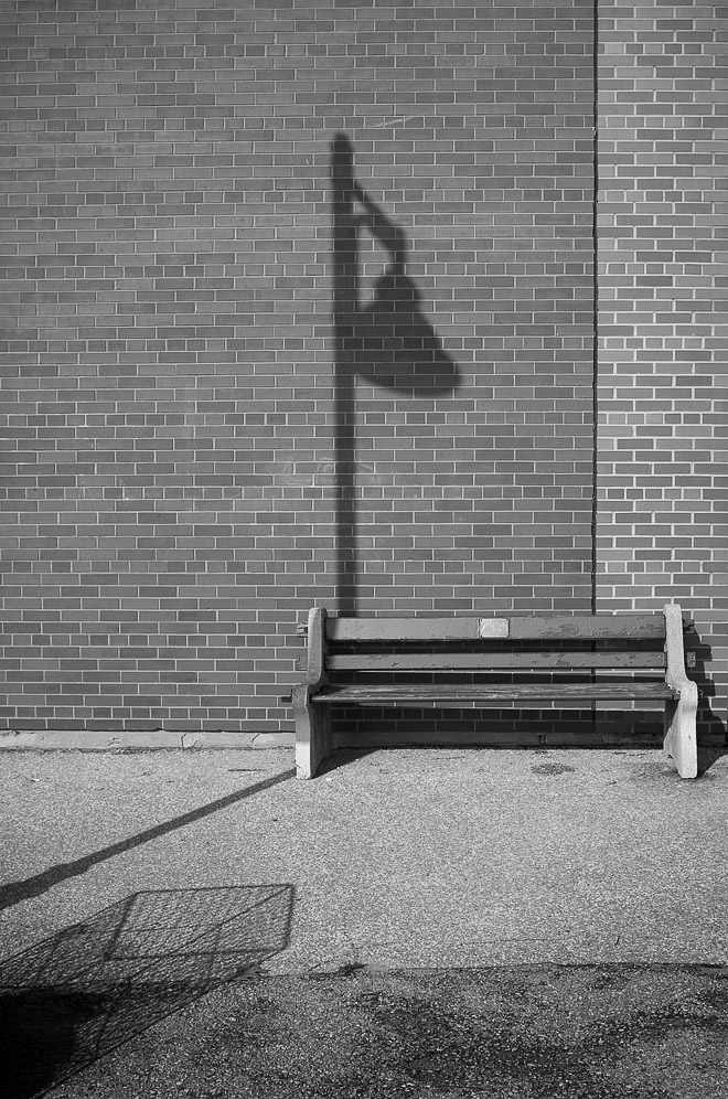 Bench and shadows