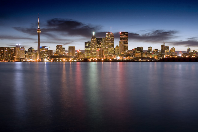 Toronto Skyline in August