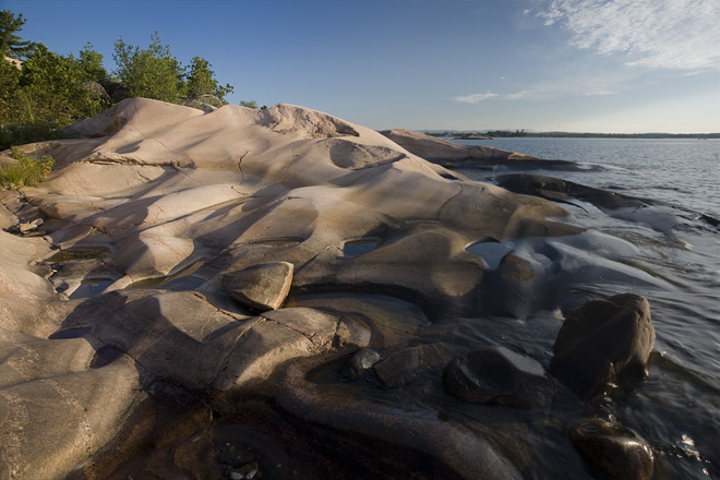 Sculpted Rock On North Fox Island